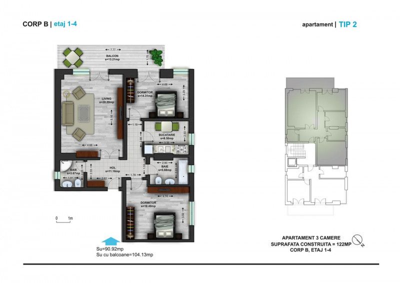 Apartament in Parcul Kiseleff – fotografia 14 din 15