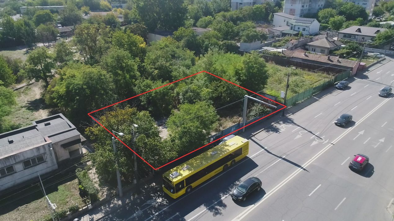 Teren 645 mp cu deschidere 32 m la Bd. I.C. Brătianu | Vizibilitate comercială – fotografia 3 din 6