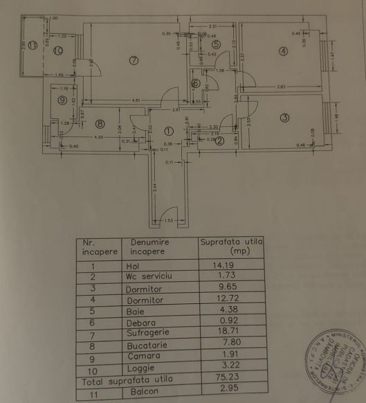 Apartament 3 Camere Decomandat – 86 mp – Renovare Lux 2022 – Vedere Panoramică – fotografia 11 din 12