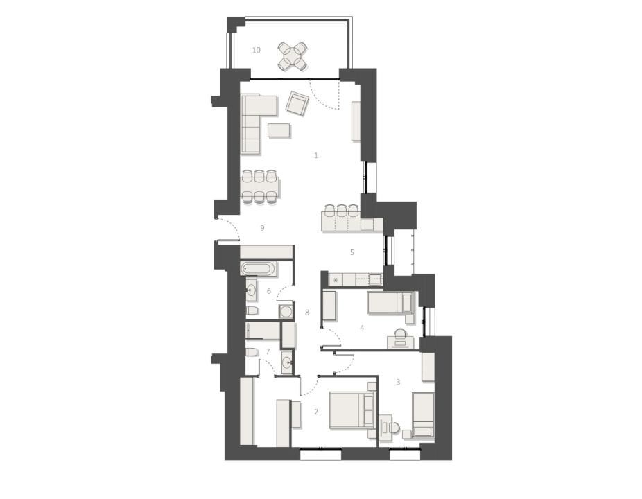 4 Rooms | Premium Furniture | Metro Pipera 5 minute |  Aviatiei – fotografia 26 din 33