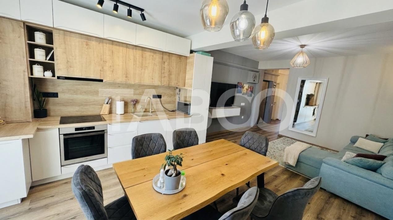 Apartament modern 3 camere 2 bai 2 locuri de parcare 66m Selimbar – fotografia 4 din 10