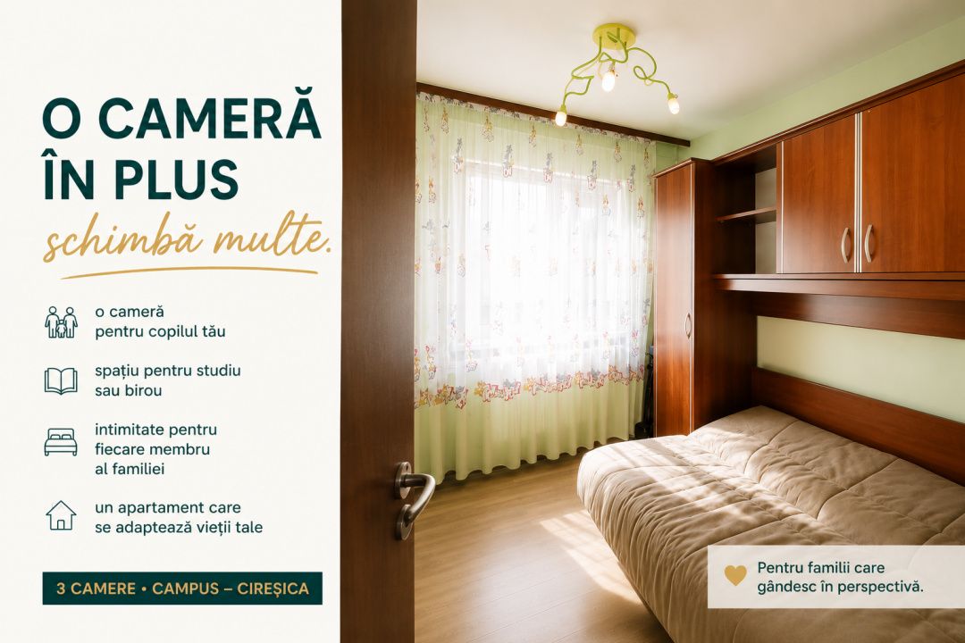 Un apartament cu 3 camere. Mai multe posibilități. – fotografia 2 din 6