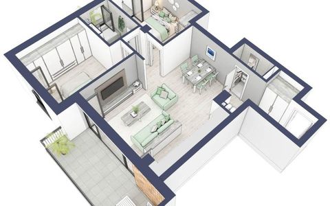 Apartament 3 camere, etaj 2, intabulare vara 2026