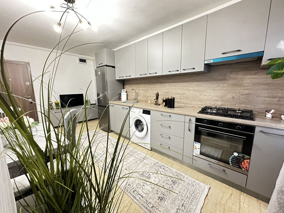 Apartament 2 camere Deco 57 mp. 2 Balcoane Boxa Finisat Mobilat SubStadion – fotografia 33 din 57