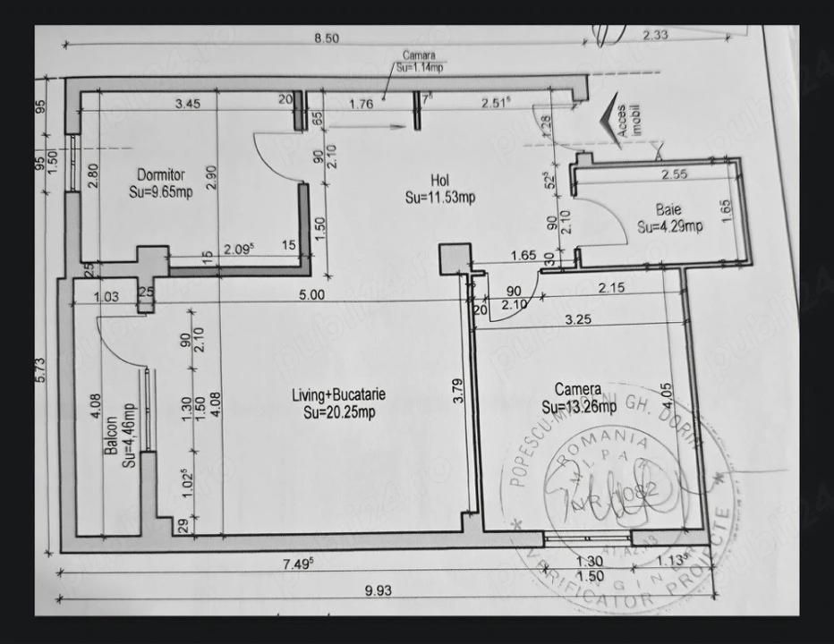 APARTAMENT 3 CAMERE| DECOMANDAT | KM 5| 65 MP| BLOC DIN 2012| – fotografia 4 din 10