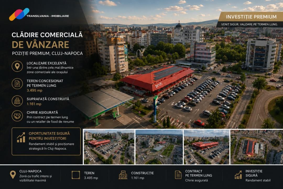 Activ comercial premium 3495mp, Investiție strategică, Marasti – fotografia 1 din 4