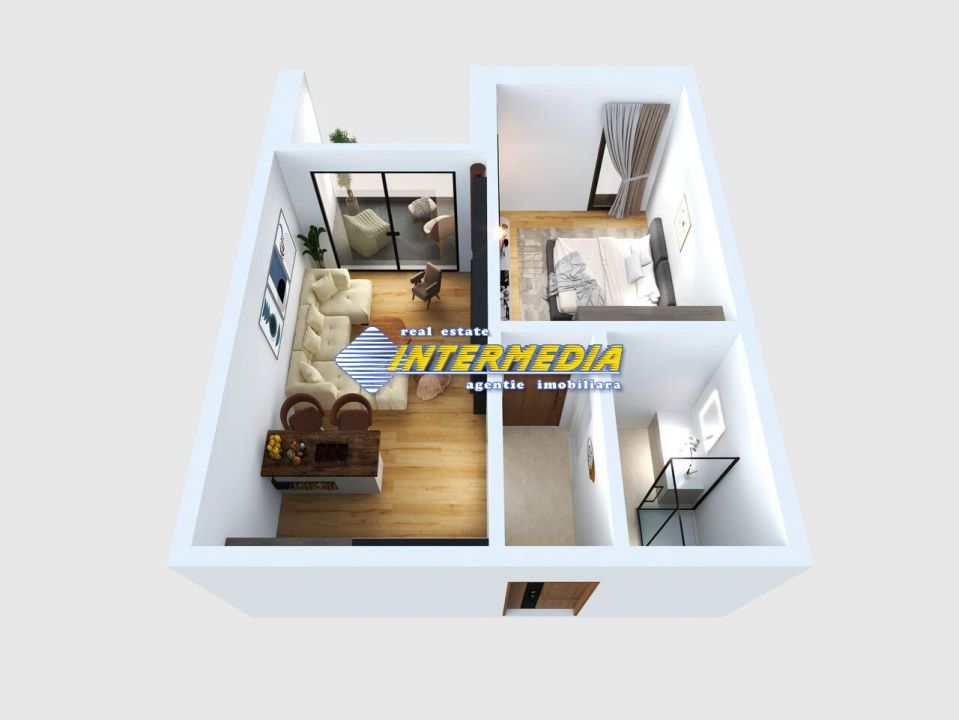 Apartament 2 camere BLOC NOU Cetate Balcon Boxa Clima Parcare Finisat la cheie – fotografia 7 din 15