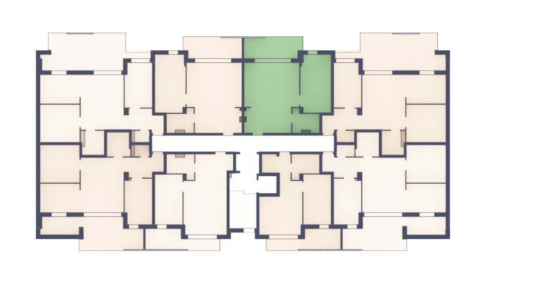 Apartament 2 camere, etaj 3 – fotografia 5 din 5