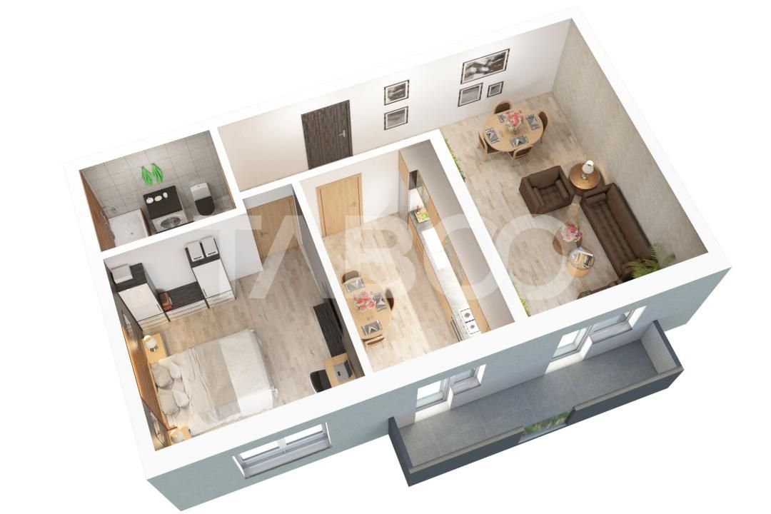 Apartament 2 camere Comision 0  Nou decomandat parcare Doamna Stanca – fotografia 5 din 9