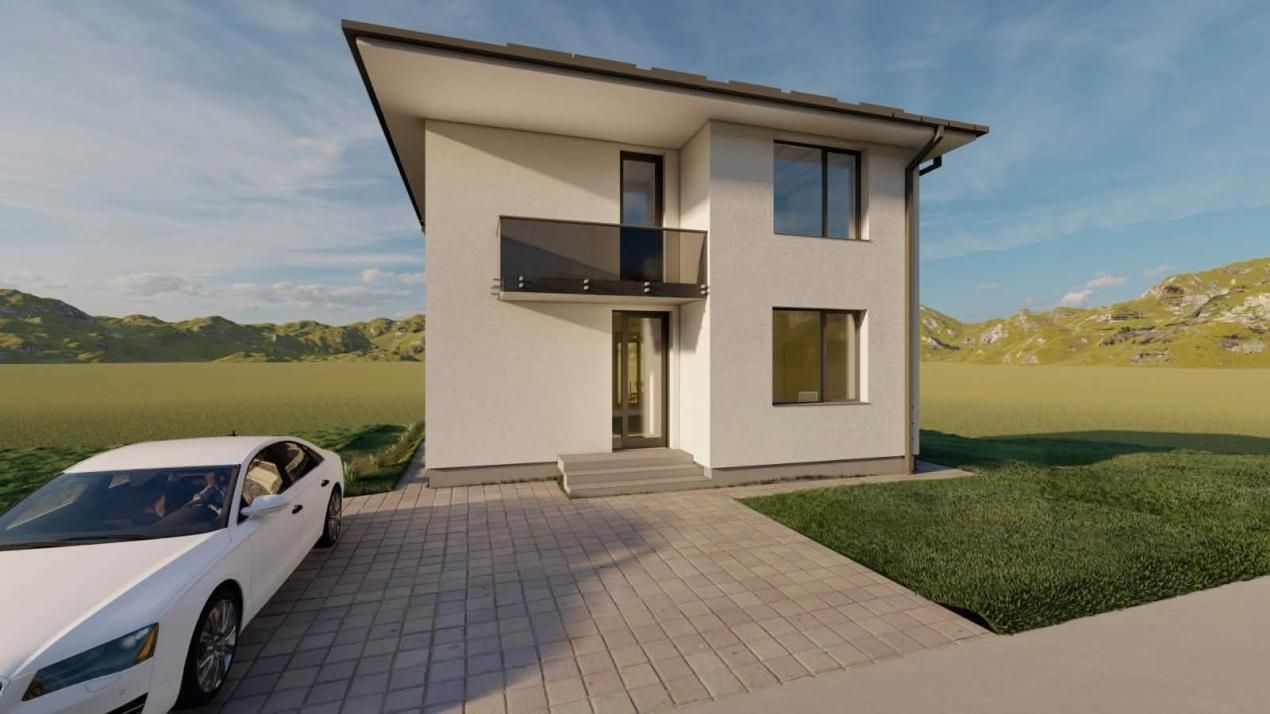 Casă individuală NZEB | Intrare Chinteni | 5 camere | Teren 600 mp – fotografia 4 din 5