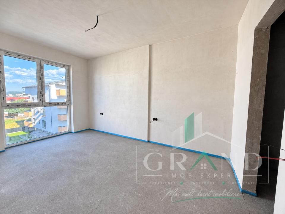 Apartament NOU, cu 2 camere, semifinisat, zona Someșului, Florești – fotografia 1 din 8