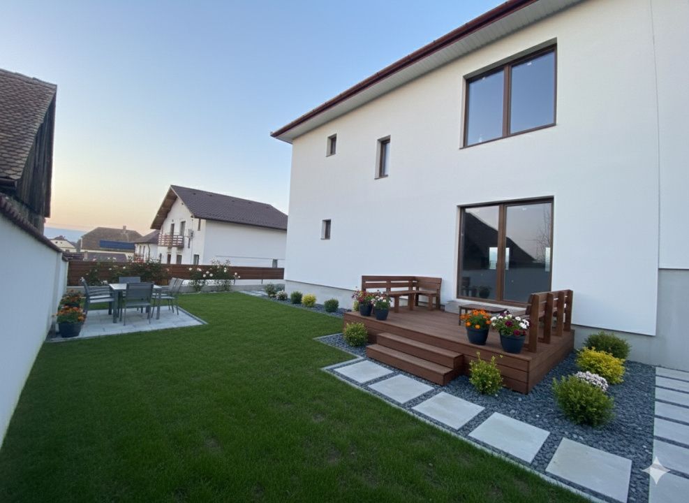 Casa 4 camere de vanzare 117 mpu teren liber 230mp Sibiu in Sura Mica – fotografia 2 din 7