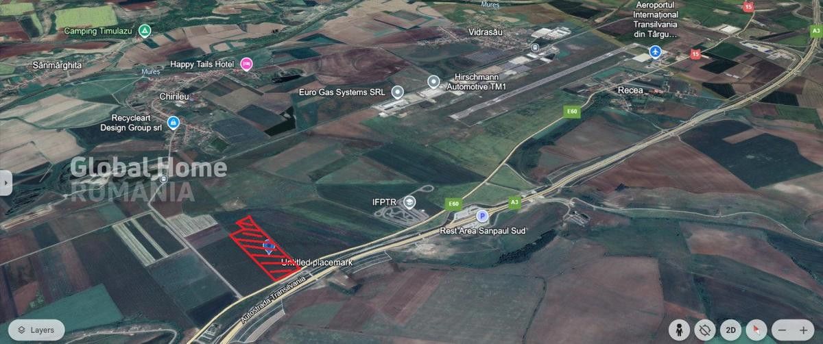 Teren 25000 MP | TG. MURES-SANPAUL | INTRAVILAN | 98 m acces DN 15 | A3 la 5 km – fotografia 6 din 9