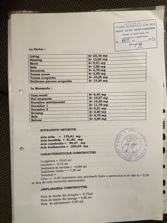 Casa individuala deosebita Alba-Micesti Sp+P+M cu 423 mp Teren Mobilata Utilata – fotografia 36 din 36