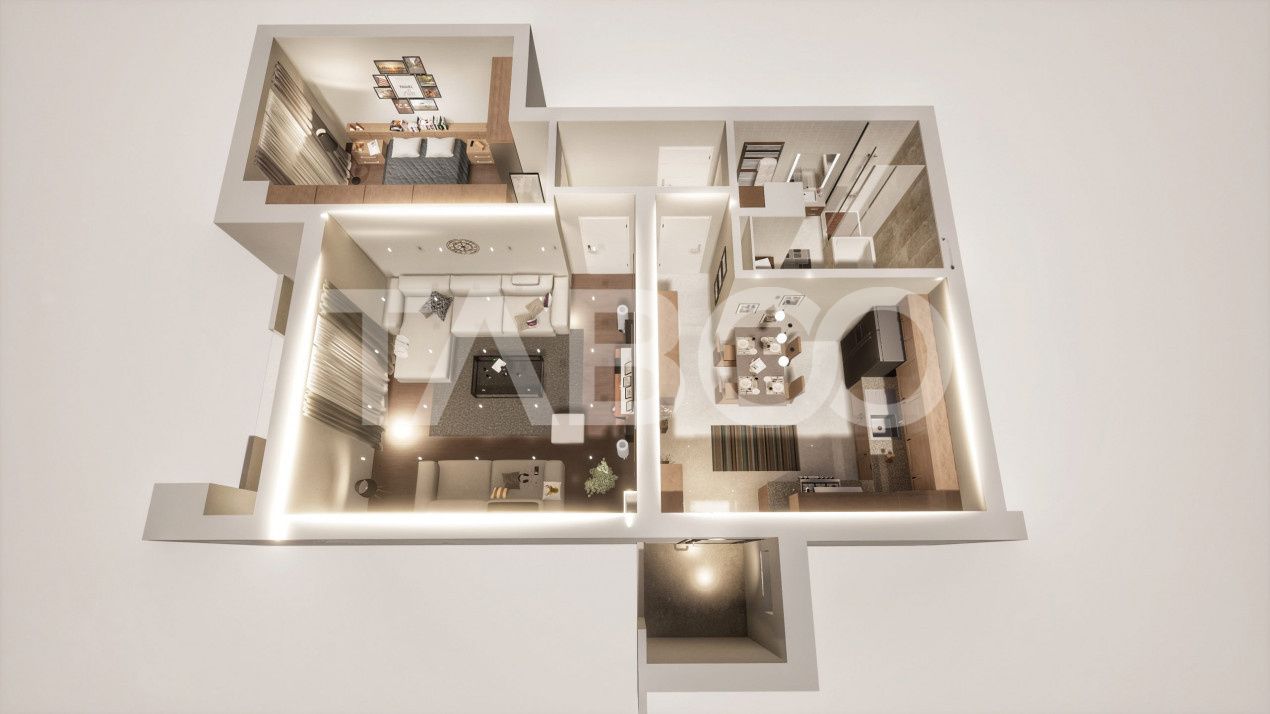 Apartament spatios 2 camere decomandate - pivnita -parcare -COMISION 0 – fotografia 8 din 8