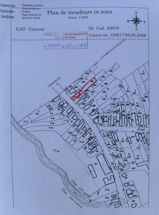 Teren intravilan 2.500 mp cu potențial rezidențial – Clinceni – fotografia 1 din 6