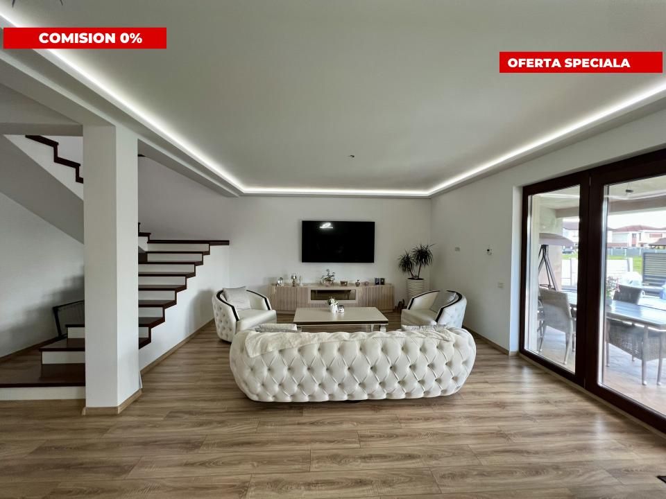COMISION 0% Casa individuala, 4 camere, 286 mp utili, piscina - Mosnita Noua – fotografia 2 din 12