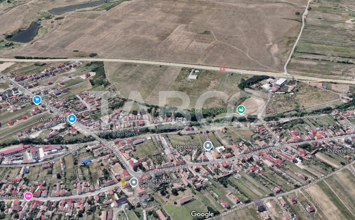 Teren de vanzare extravilan 1088 mp Selimbar zona Sopa Sibiu – fotografia 4 din 5