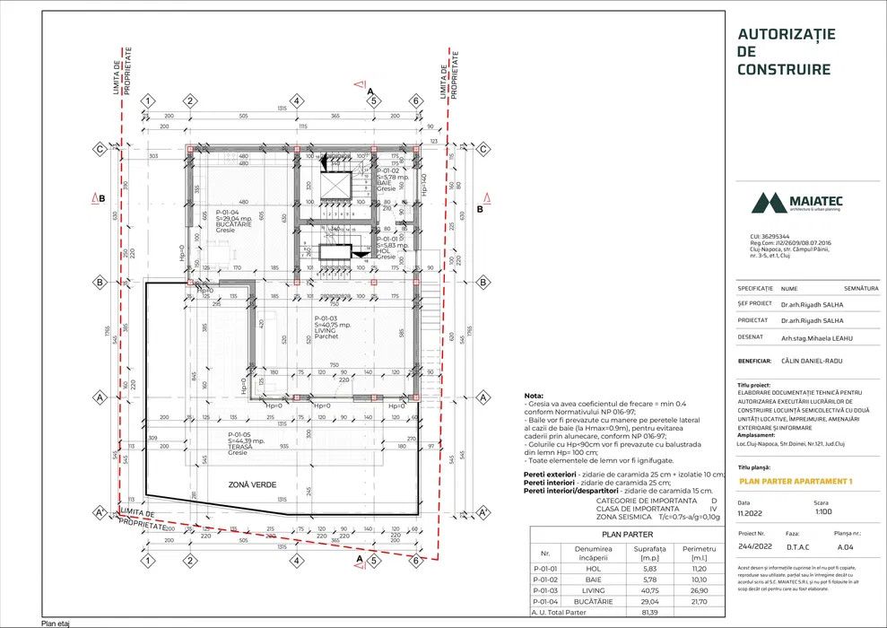 Teren 630 mp cu autorizație pentru două unități locative - Dambul Rotund – fotografia 5 din 8