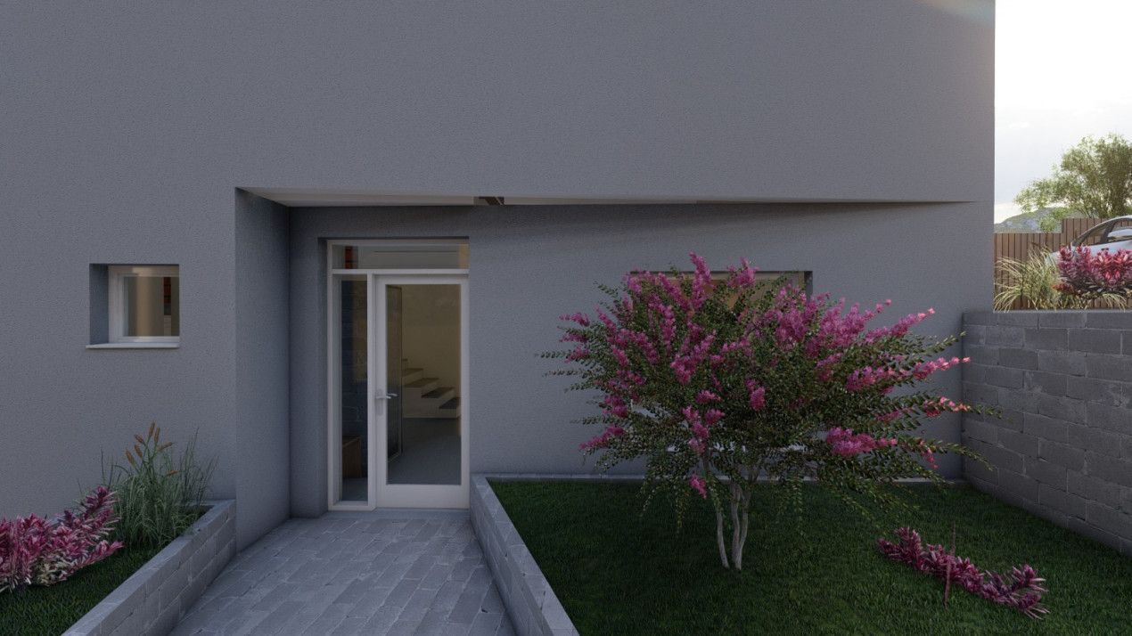 Casă cuplată modernă, 160 mp utili, semifinisată, curte amenajată – fotografia 16 din 17