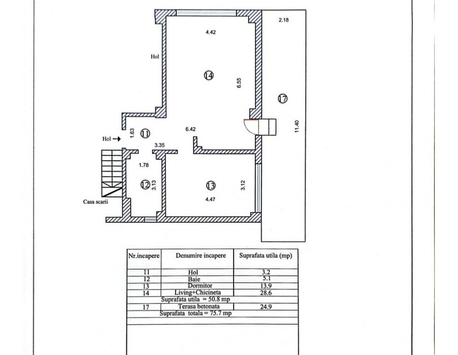Apartament 2 camere cu terasa spatioasa |Mamaia Nord| Mobilat & Utilat – fotografia 17 din 17