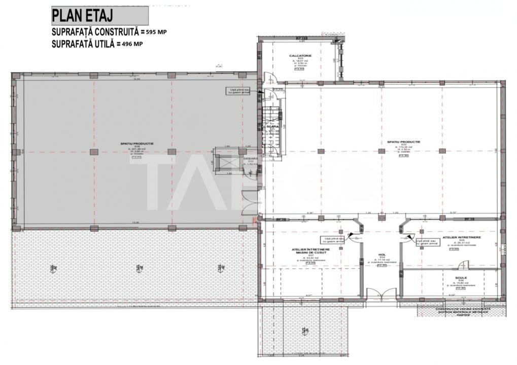 Hala de vanzare 1520 mp utili in zona Turnisor din Sibiu – fotografia 8 din 11