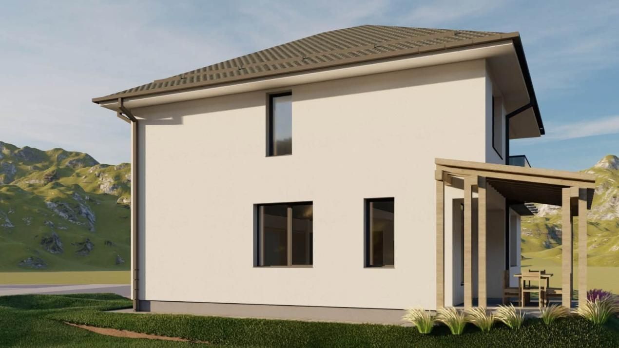 Casă individuală NZEB | Intrare Chinteni | 5 camere | Teren 500 mp – fotografia 5 din 5