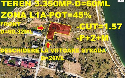 Teren 3.350mp -dubla deschidere-Lacul Morii-Uverturii