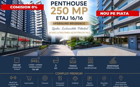 0% Comision! Penthouse 254mp | Living 116mp | UpGround | Semifinisat
