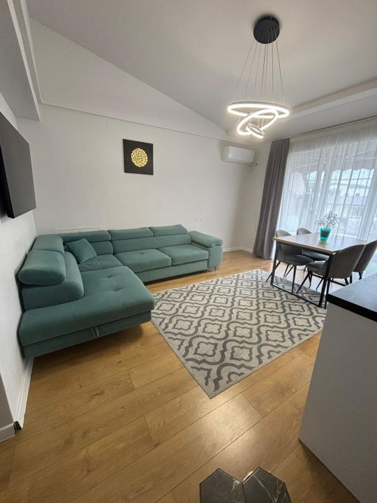 Apartament 3 camere, finisat, mobilat, modern, terasa generoasa, zona Cetatii – fotografia 1 din 13