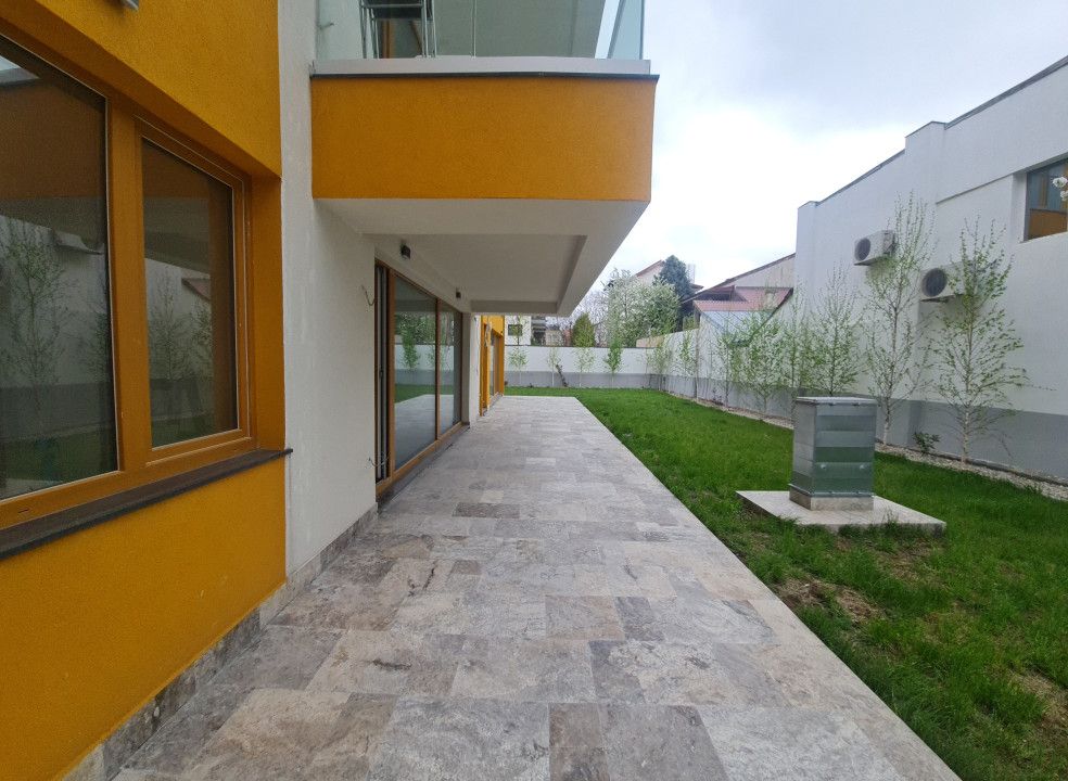 Apartament 3 camere cu terasa si gradina 80 mp, bloc boutique in zona Domenii – fotografia 1 din 10