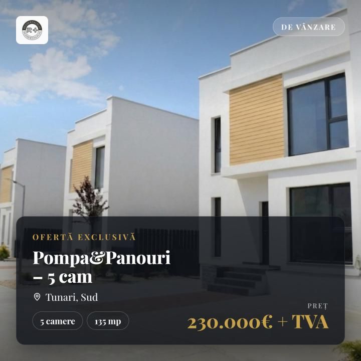 Single –  5 camere Pipera-Tunari – Pompa de caldura&Panouri  – Gata de mutare! – fotografia 1 din 15