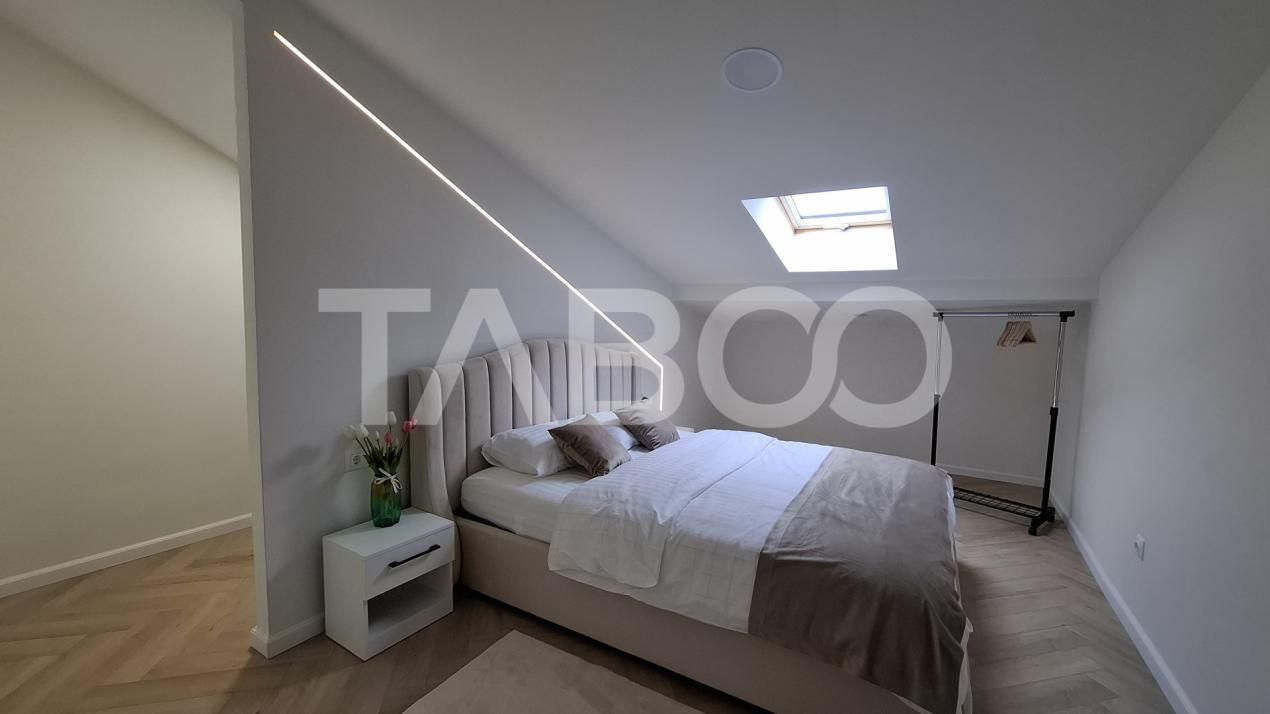 Penthouse lux ultrafinisat dotat si mobilat 2 nivele 131 mp si terasa – fotografia 16 din 20