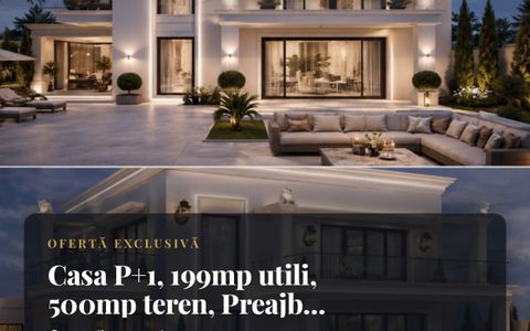 Casa P+1, 199mp utili, 500mp teren, Preajba, zona Selgros