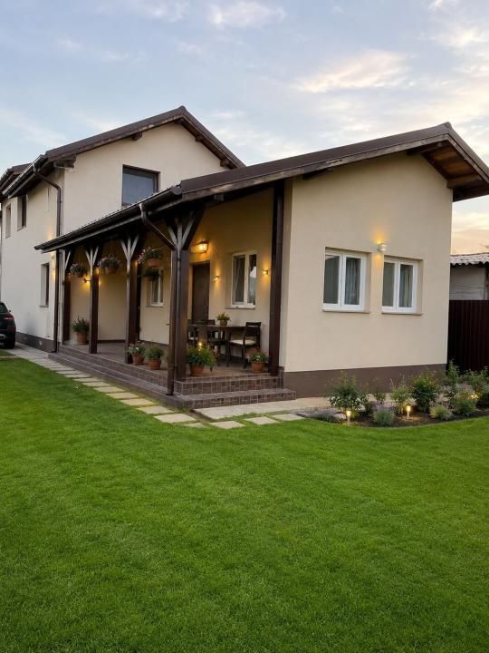 Casa la rosu - 25 km pana in Bucuresti - living 36mp – fotografia 5 din 12
