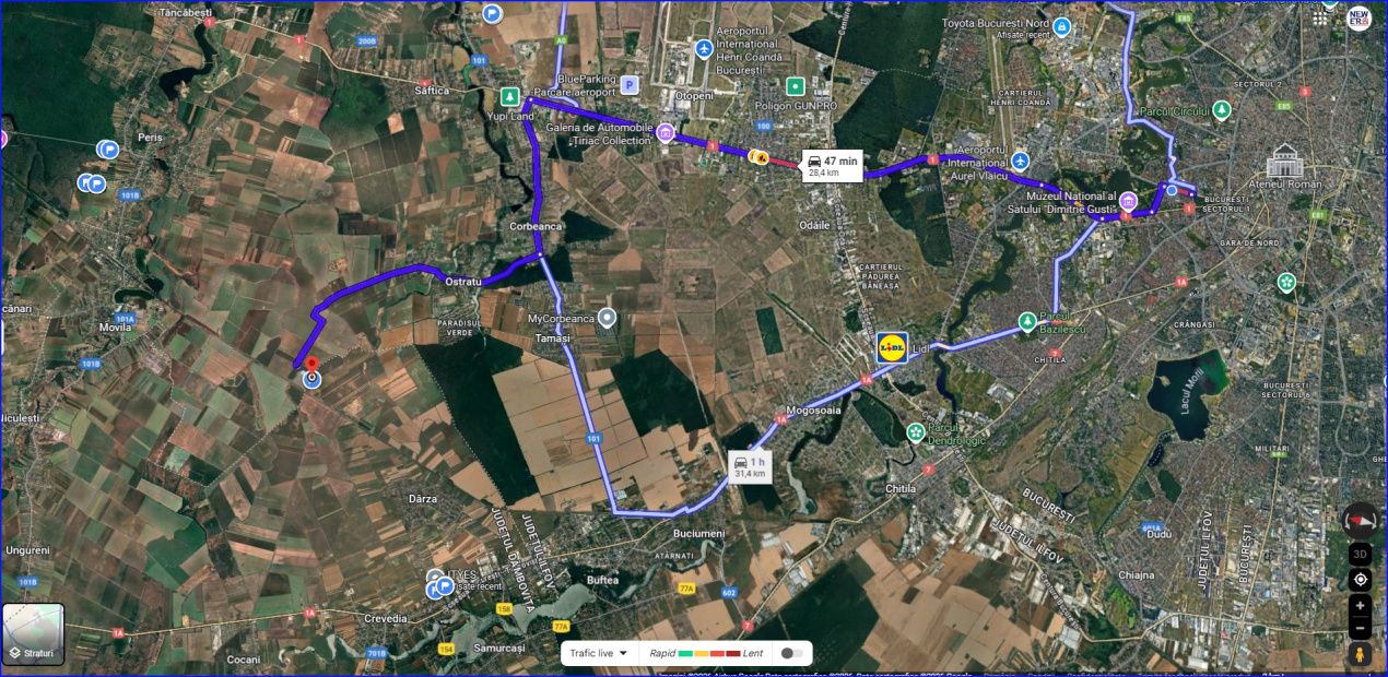 OPORTUNITATE DE INVESTIȚIE – 82.757 MP TEREN INTRAVILAN ÎN CREVEDIA – fotografia 9 din 9
