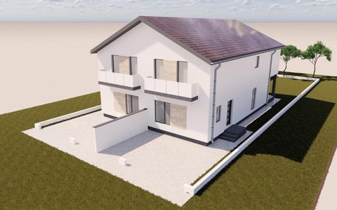 Duplex cu 4 camere, 100 mp utili, 10 mp terasa, 305 mp teren  - Sag