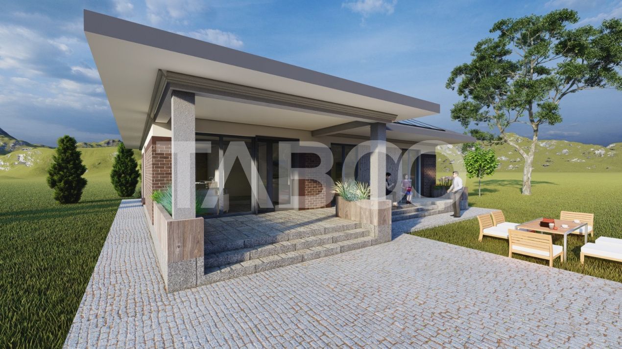 Casa individuala de vanzare cu 4 camere Sura Mica Sibiu 608 mp teren – fotografia 6 din 8