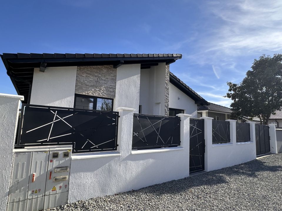 Casa individuala moderna, 4 camere, 102 mp, teren 423 + panouri fotovoltaice – fotografia 25 din 25