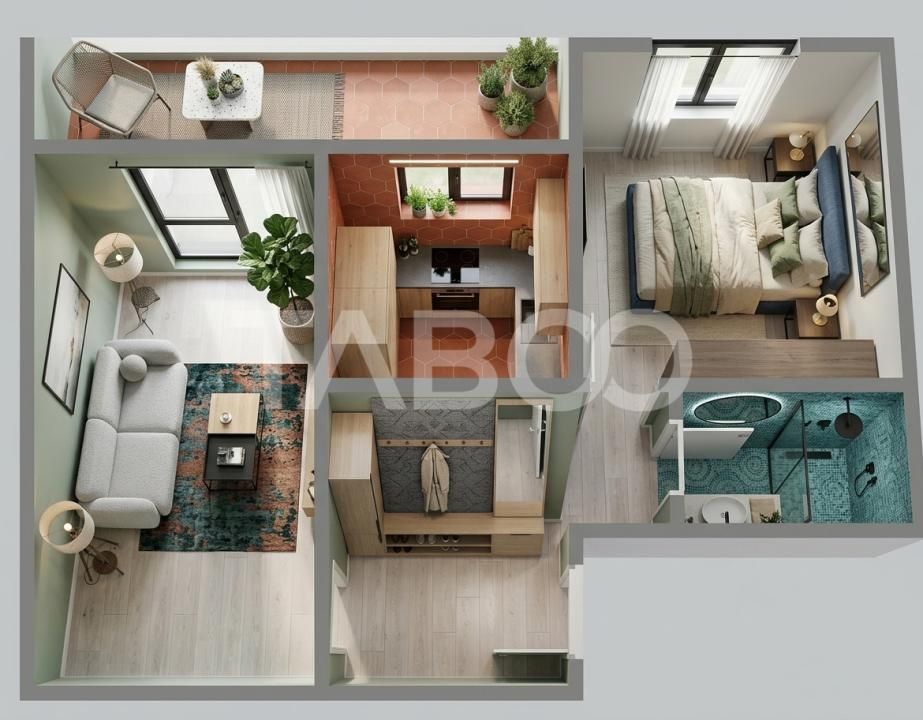 Apartament 2 camere decomandat 43 mp zona Calea Dumbravii Siretului – fotografia 11 din 11