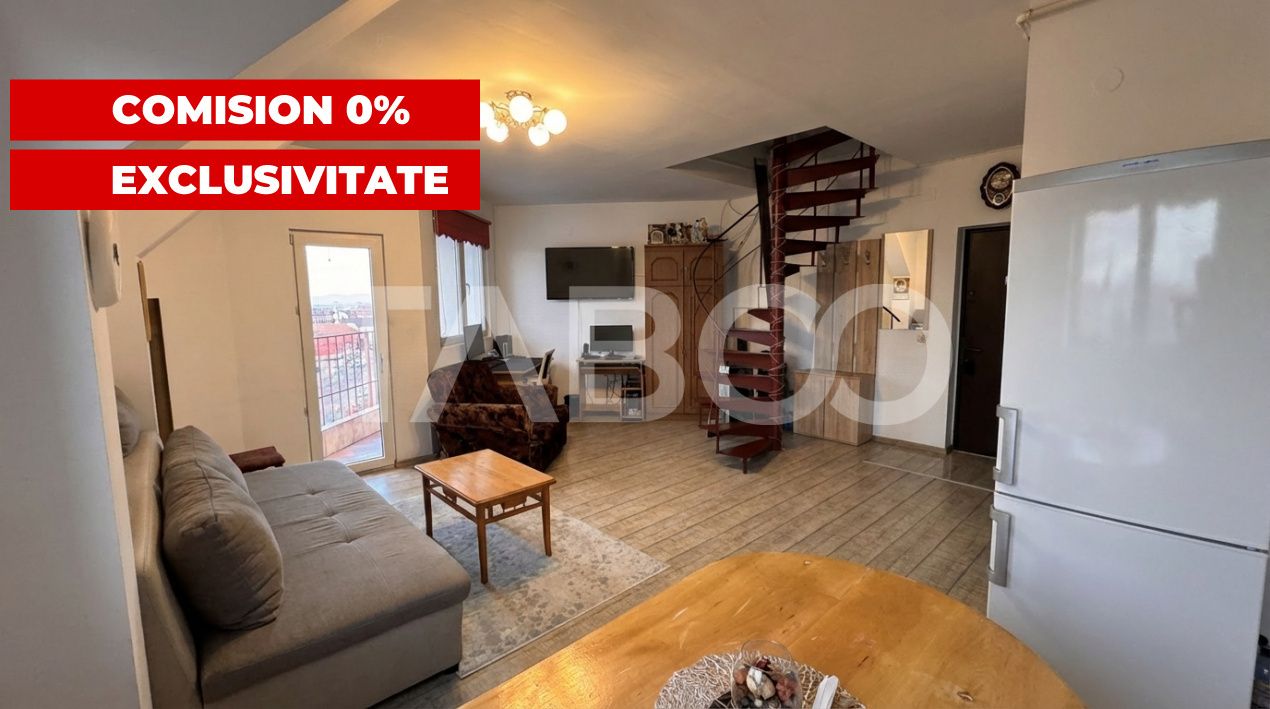 Apartament 3 camere mobilat utilat 65mp 2 BAI COMISION 0% Valea Aurie – fotografia 1 din 8