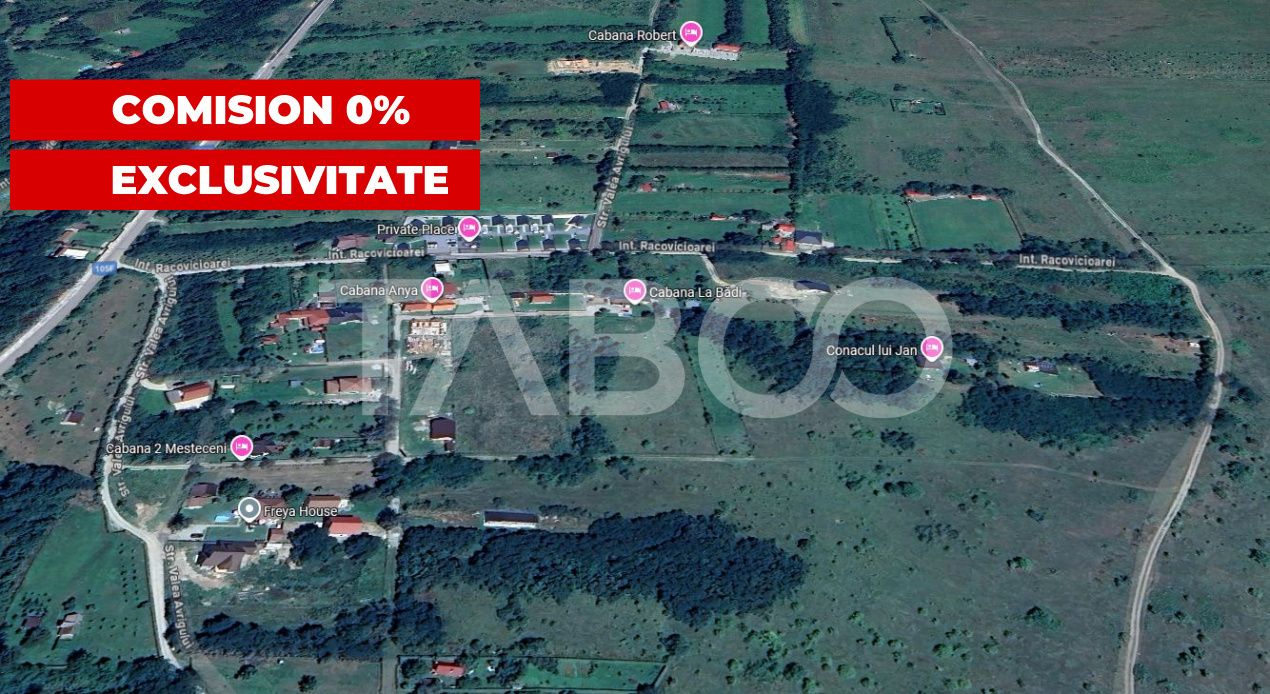Teren intravilan 2050m acces auto zona turistica Valea Avrigului – fotografia 1 din 3