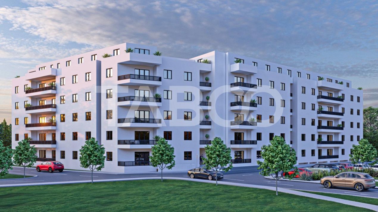 Apartament decomandat 2 camere 64 mpu si 2 balcoane zona Rahovei Sibiu – fotografia 12 din 16