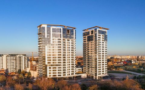 Panoramic View 16 Floor • 4 Rooms + 2 Parking • One Verdi Park • Floreasca