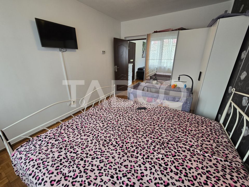 Apartament 2 camere de vanzare mobilat cu balcon in Terezian Sibiu – fotografia 10 din 14