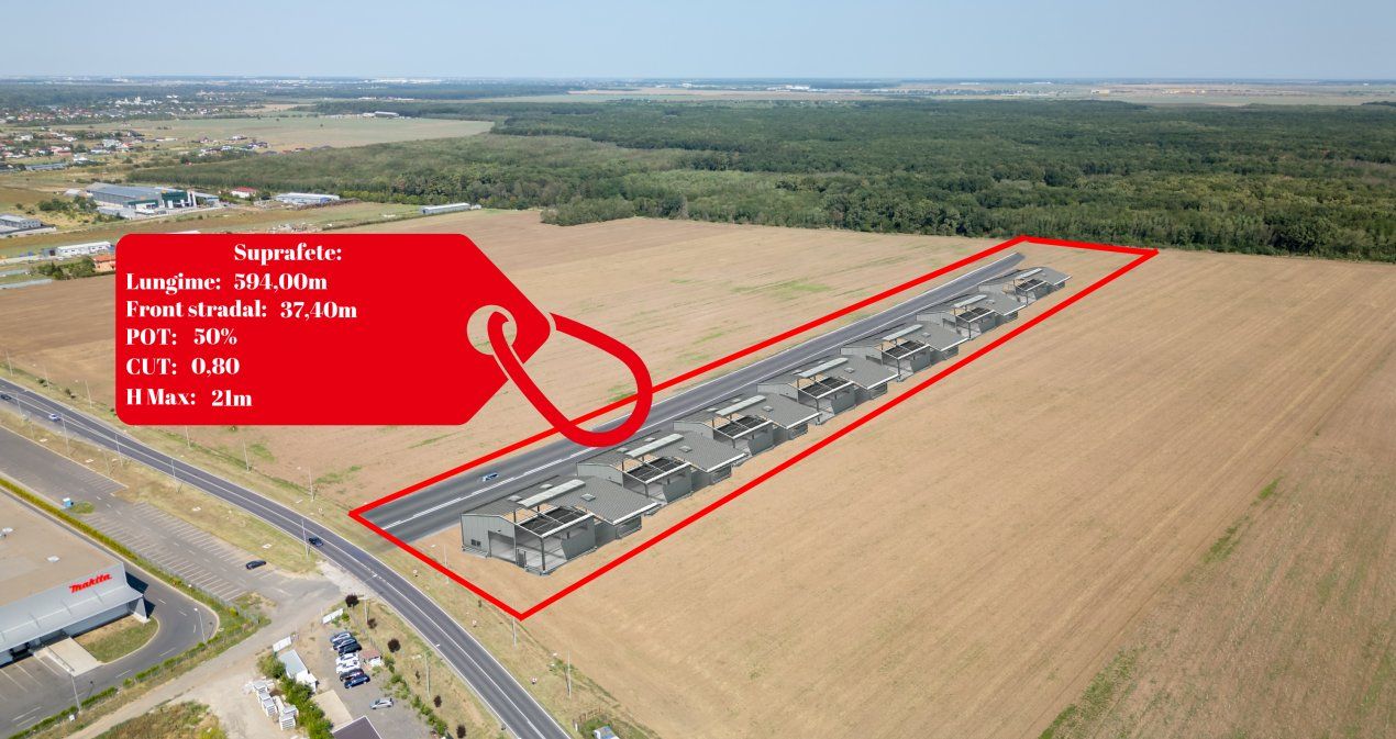 Teren Vanzare Intravilan Branesti investitie Zona Industriala Makita – fotografia 3 din 35