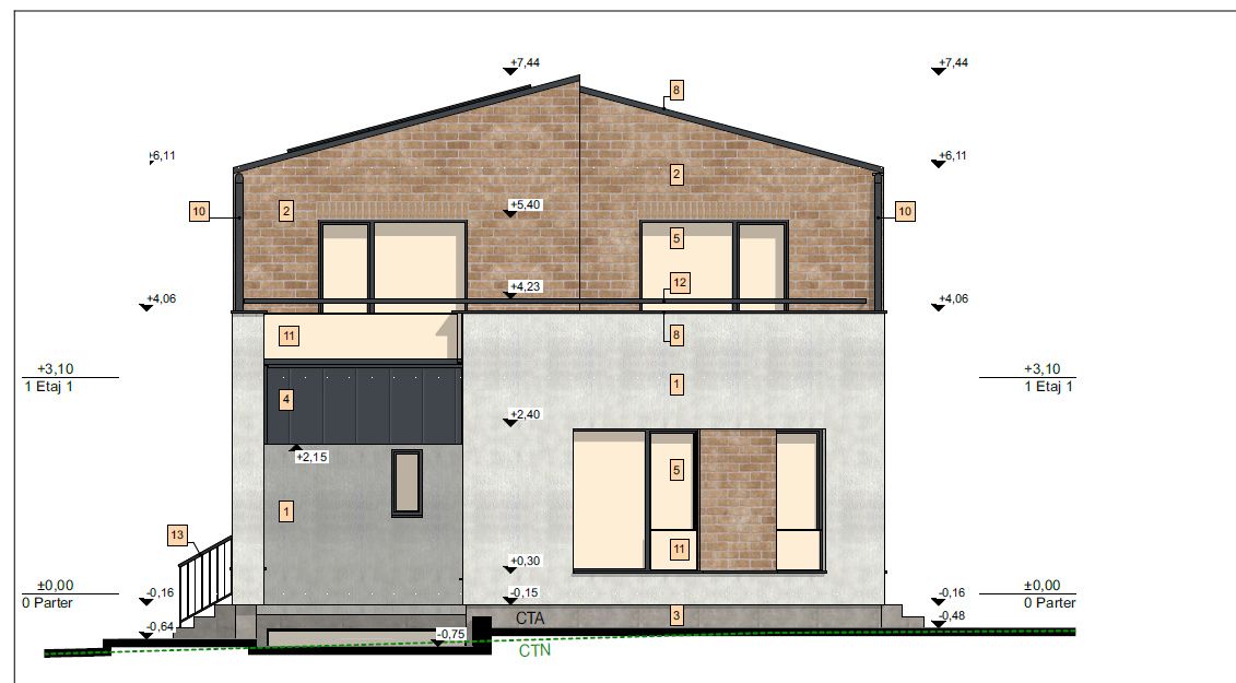 Unitate locativă tip duplex, 170 mp, teren 200 mp, str. Voroneț – fotografia 1 din 5