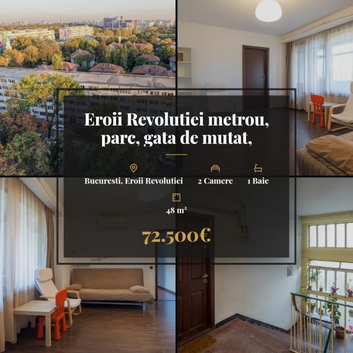 Eroii Revolutiei metrou, parc, gata de mutat, centrală proprie – fotografia 1 din 36