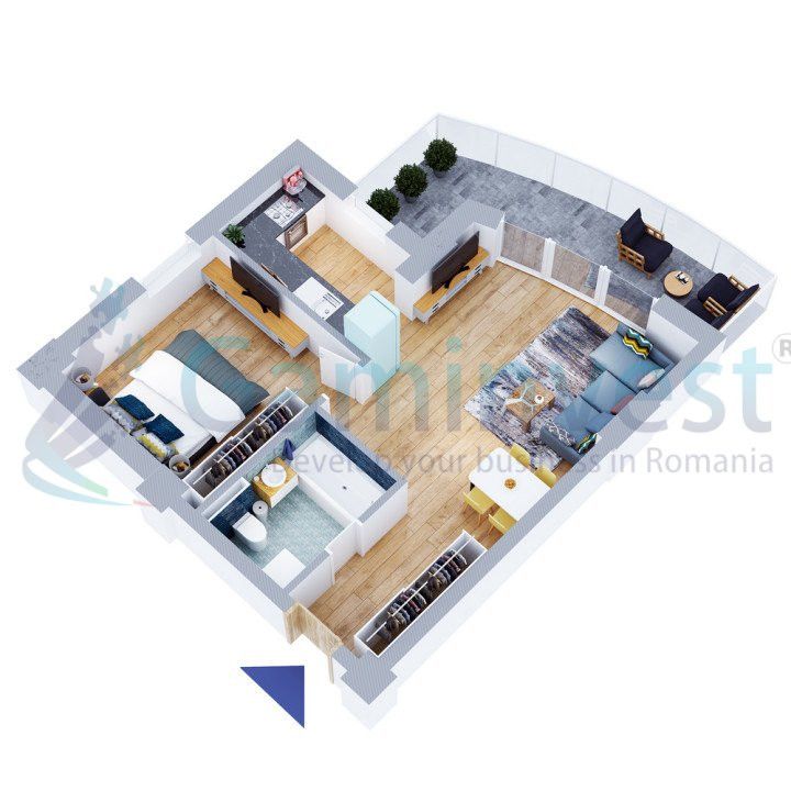 Apartament 2 camere,bloc nou Luceafarul, Oradea – fotografia 9 din 10