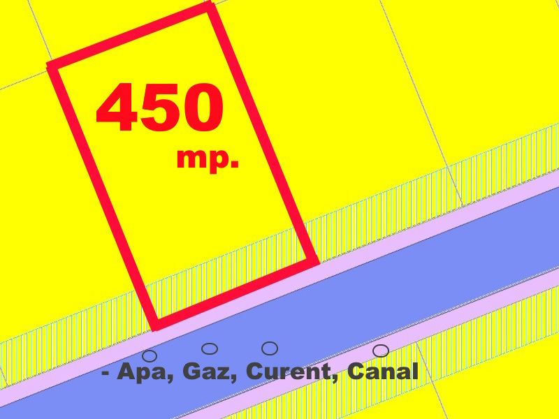 Teren Intravilan CETATE Lalelelor 450 mp. D=14 m. Toate Utilitatile in fata – fotografia 4 din 8